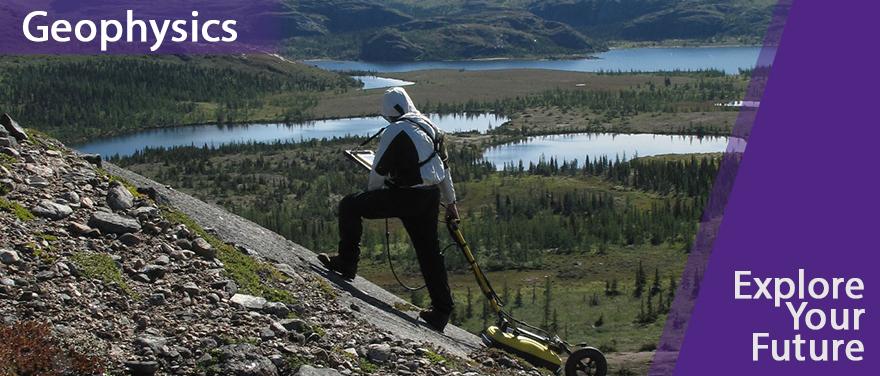 An individual pulling a sensing unit up a slope